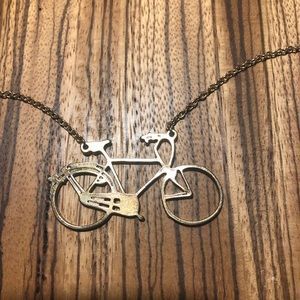 Urban Outfitters Bicycle Necklace